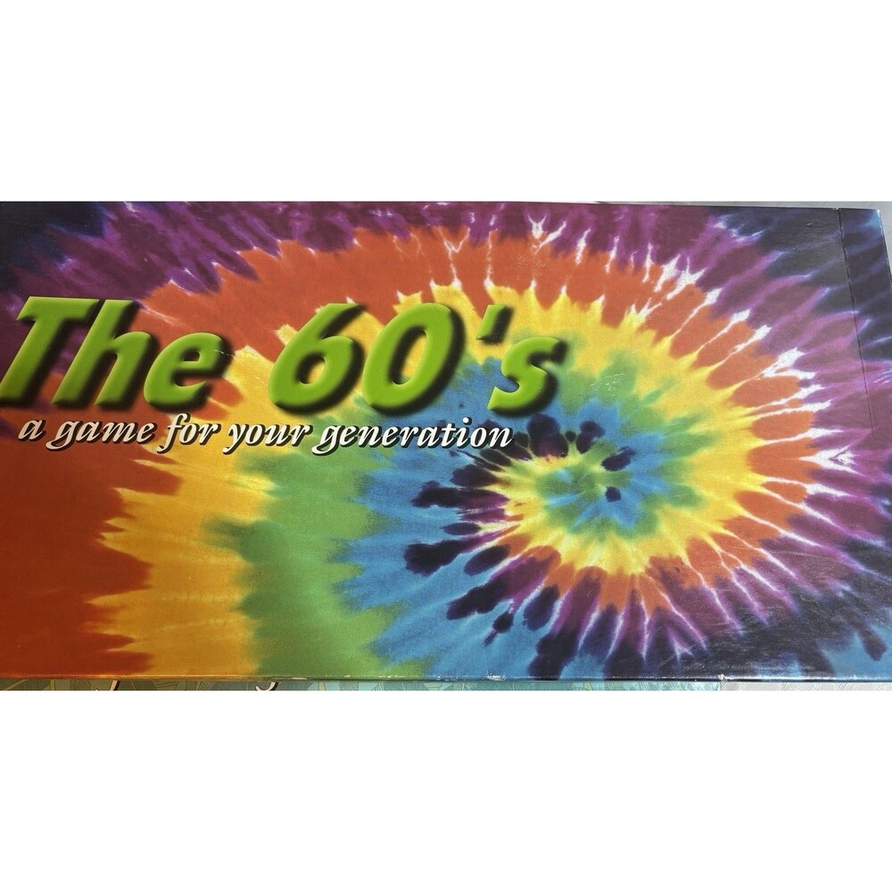 Late for the Sky The 60's Board Game 1960s Theme w/ Fun Facts & Tokens